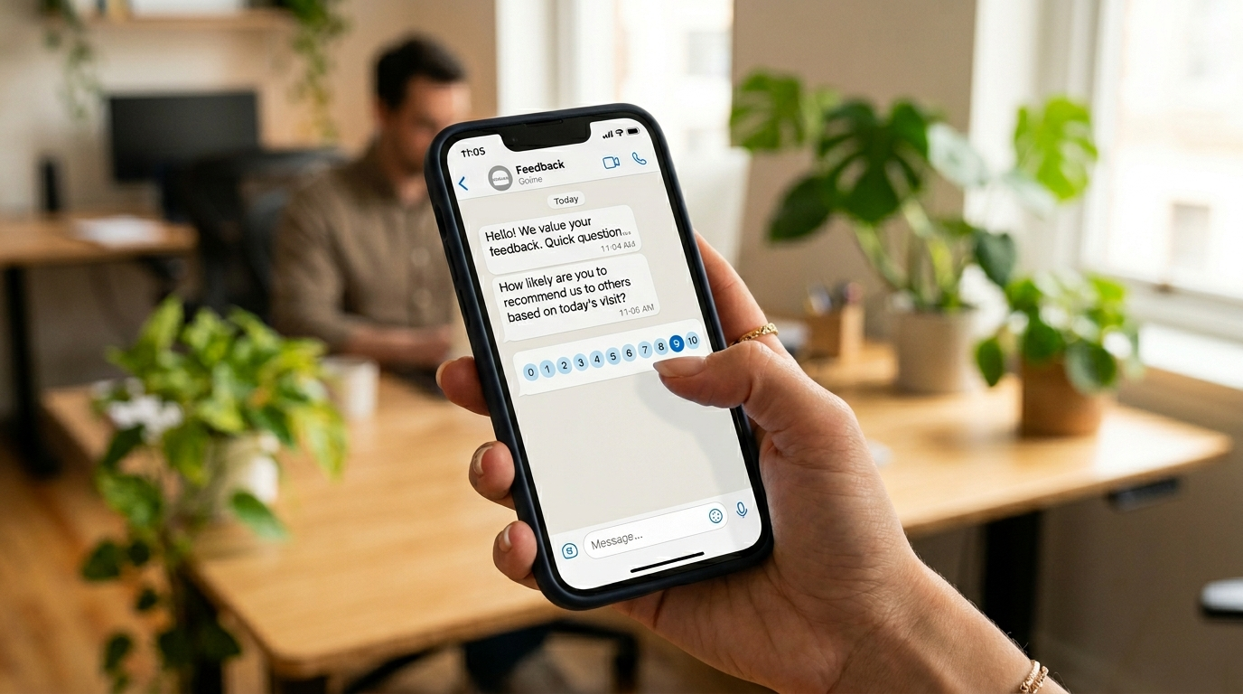 pesquisa de satisfação pelo whatsapp