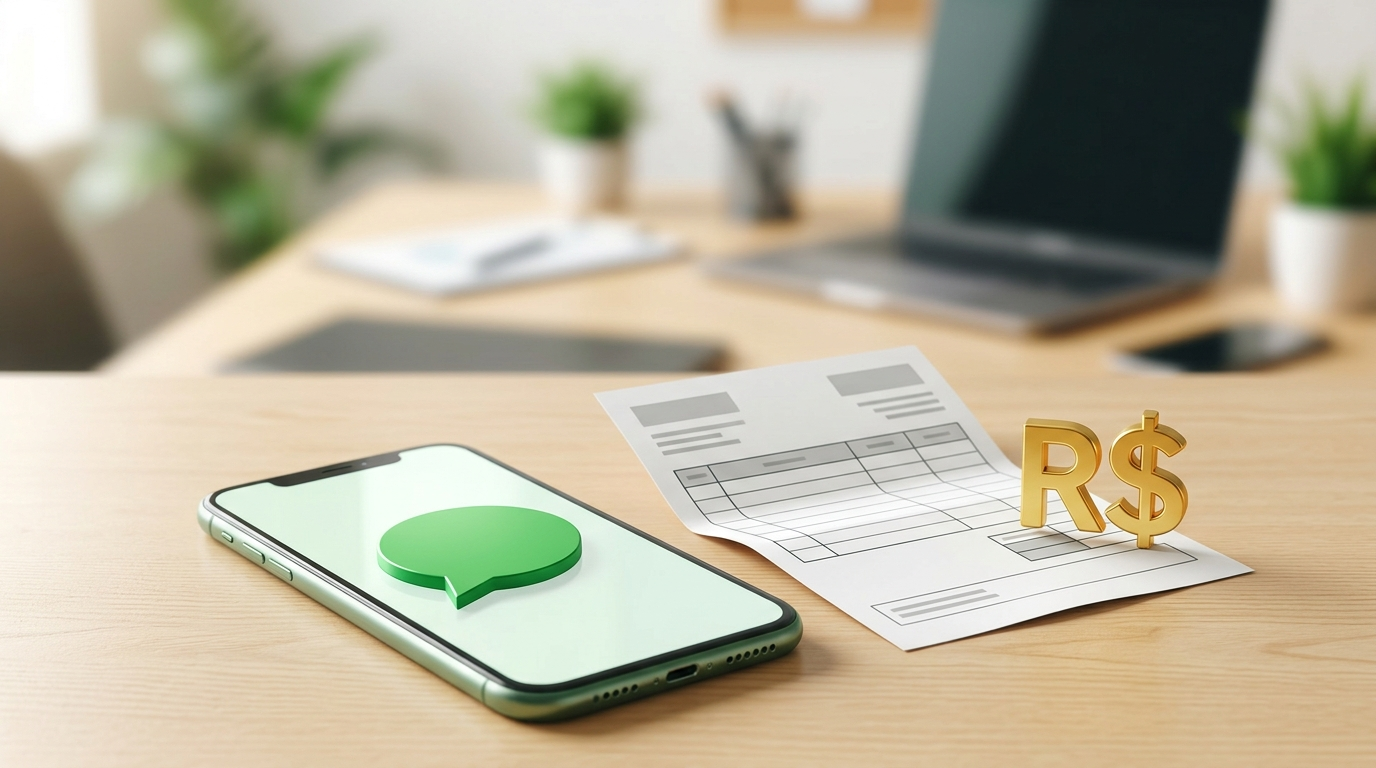 WhatsApp API em Reais: empresa pagando a cobrança da API em moeda local